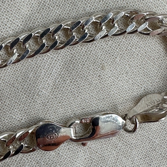 Sterling silver rombo bracelet - Picture 3 of 4